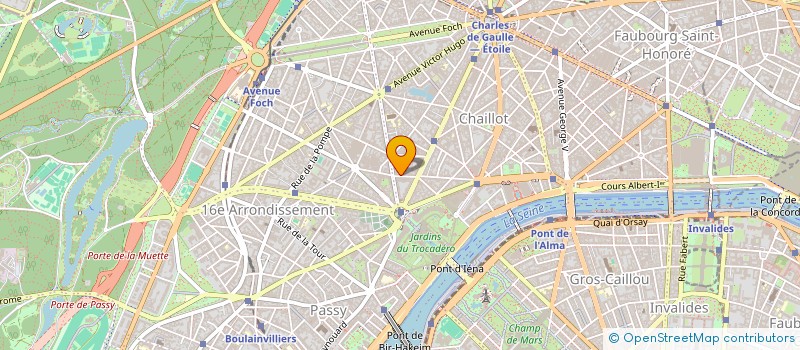 localisation de l'entreprise ESCALE 58  PARIS