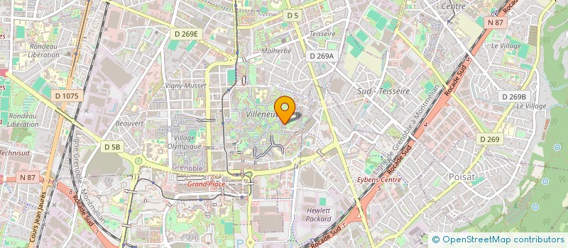 localisation de l'entreprise ESCALE  GRENOBLE