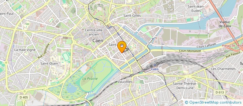 localisation de l'entreprise ESCALE à CAEN