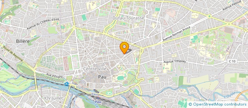 localisation de l'entreprise ESCALE A TUNIS à PAU