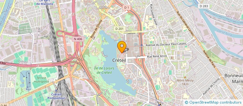 localisation de l'entreprise ESCALE AVENIR  CRETEIL