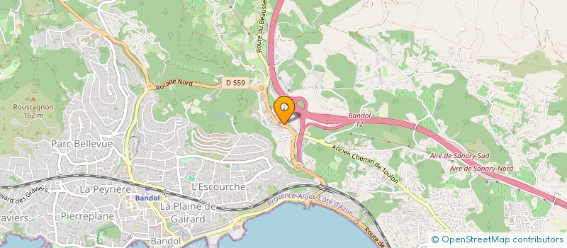 localisation de l'entreprise ESCALE B  BANDOL