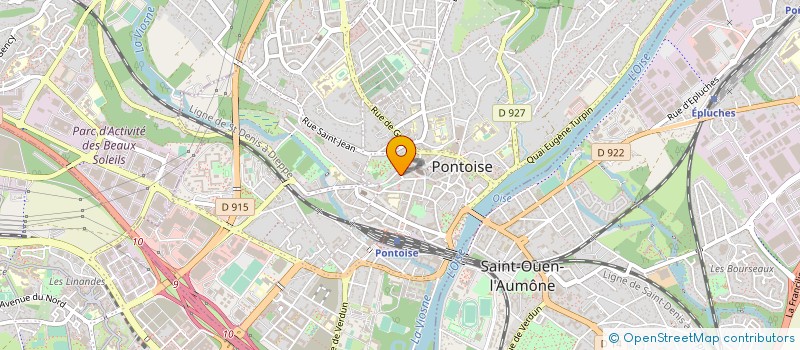 localisation de l'entreprise ESCALE BEAUTE à PONTOISE