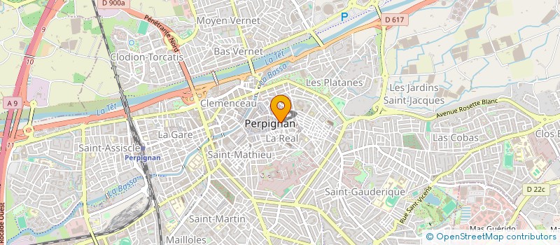 localisation de l'entreprise ESCALE BIEN-ETRE à PERPIGNAN