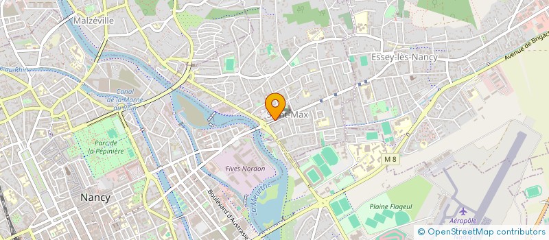 localisation de l'entreprise ESCALE BIEN ETRE  SAINT-MAX