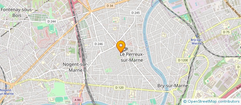 localisation de l'entreprise ESCALE BIEN ETRE à LE PERREUX-SUR-MARNE