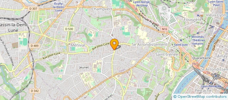 localisation de l'entreprise ESCALE BIEN ETRE à LYON