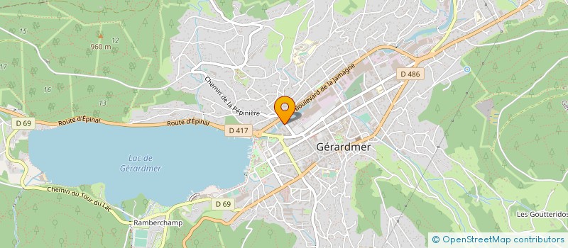 localisation de l'entreprise ESCALE BIEN ETRE à GERARDMER