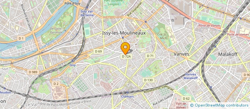 localisation de l'entreprise ESCALE COACHING à ISSY-LES-MOULINEAUX