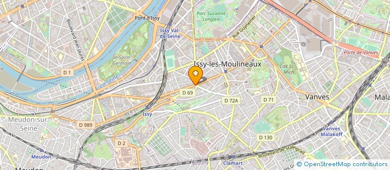 localisation de l'entreprise ESCALE DE SOIE à ISSY-LES-MOULINEAUX