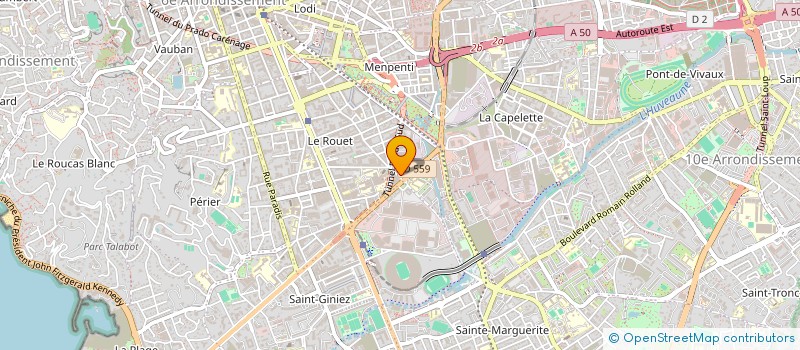 localisation de l'entreprise ESCALE DES SENS à MARSEILLE