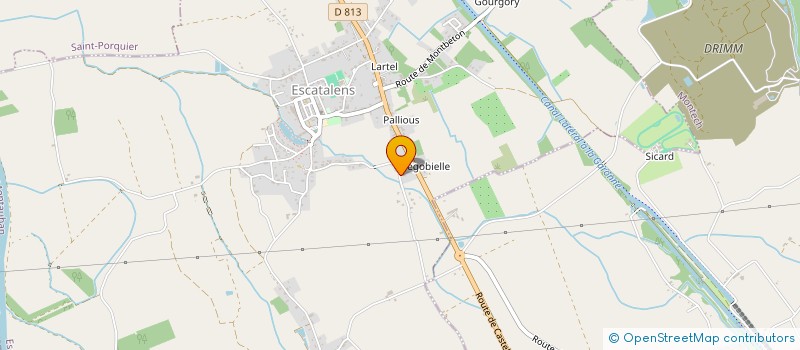 localisation de l'entreprise ESCALE DETENTE  ESCATALENS