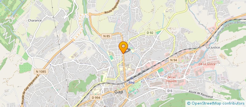 localisation de l'entreprise ESCALE DU MONTAGNE  GAP