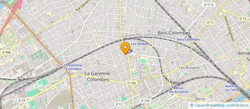 localisation de l'entreprise ESCALE EXOTIC à LA GARENNE-COLOMBES
