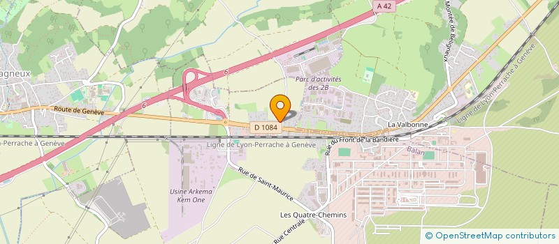 localisation de l'entreprise ESCALE FACILE  BALAN