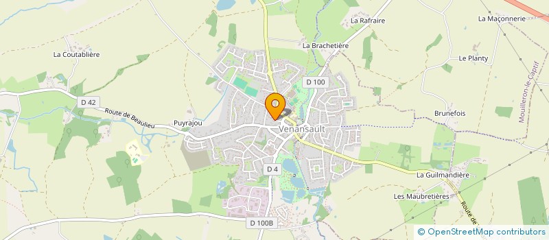 localisation de l'entreprise ESCALE FAMILY  VENANSAULT