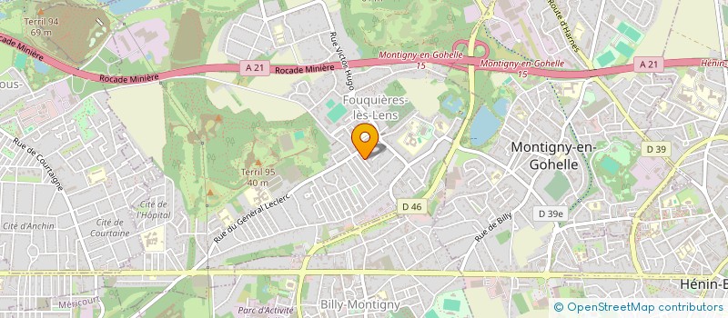 localisation de l'entreprise ESCALE FINANCES  MASNIERES