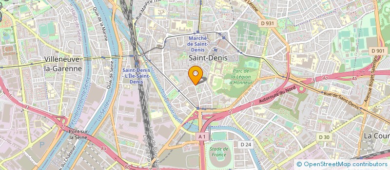 localisation de l'entreprise ESCALE GOLD à SAINT-DENIS