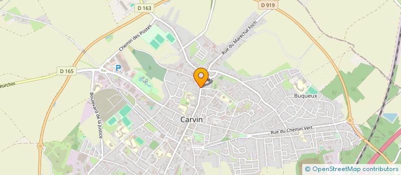 localisation de l'entreprise ESCALE INFORMATIQUE à CARVIN