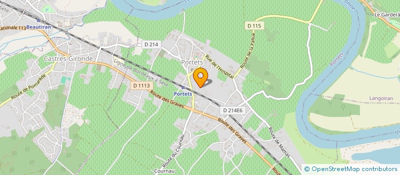 localisation de l'entreprise ESCALE MINC'HEURE MIOS  PORTETS