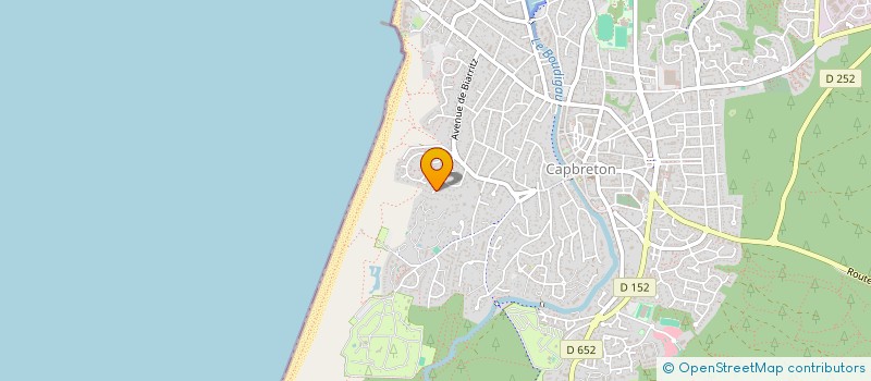 localisation de l'entreprise ESCALE OCEAN à CAPBRETON