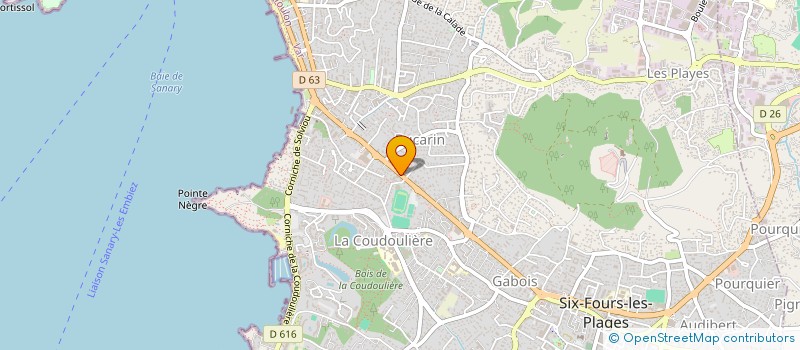 localisation de l'entreprise ESCALE PARTICIPATION à SIX-FOURS-LES-PLAGES