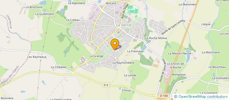 localisation de l'entreprise ESCALE PAYSAGE à CHANVERRIE