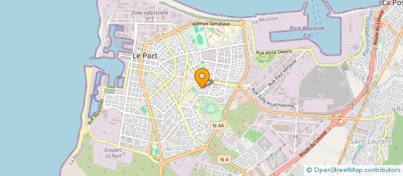 localisation de l'entreprise ESCALE REUNION à LE PORT