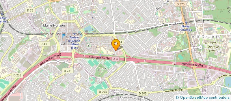 localisation de l'entreprise ESCALE SANTE SRA  COLMAR