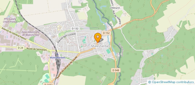 localisation de l'entreprise ESCALE SARL à LE MALESHERBOIS