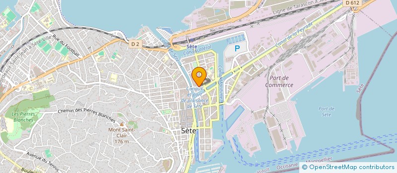 localisation de l'entreprise ESCALE SETOISE  SETE