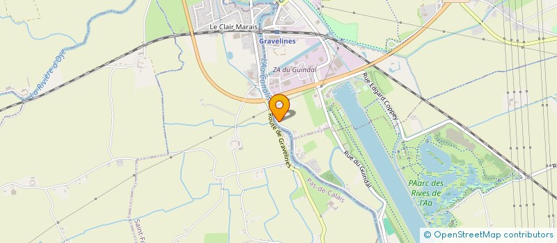 localisation de l'entreprise ESCALE TECHNIK à GRAVELINES
