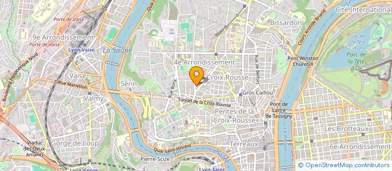 localisation de l'entreprise ESCALES à LYON