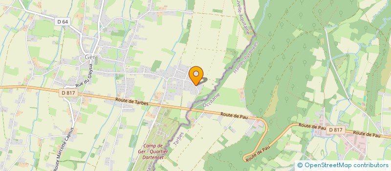 localisation de l'entreprise ESCALES D'AJ  GER