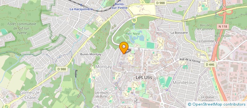 localisation de l'entreprise ESCALES DU COLIBRI  LES ULIS