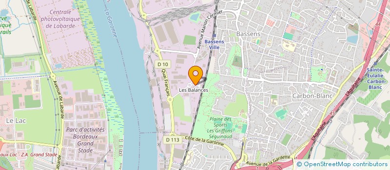 localisation de l'entreprise ESCALES GOURMANDES  BASSENS