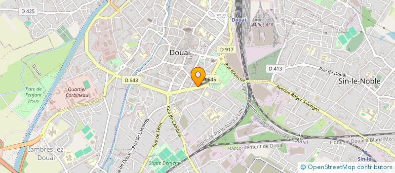 localisation de l'entreprise ESCALES MUSICALES à DOUAI