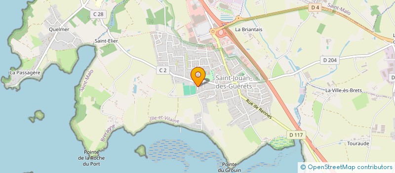 localisation de l'entreprise ESCALES VISU'ELLES à SAINT-JOUAN-DES-GUERETS