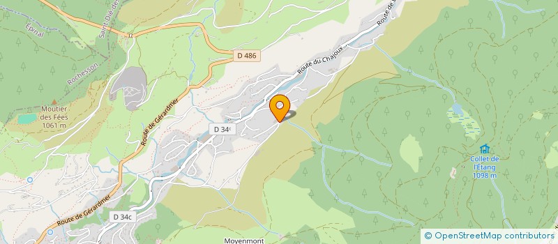 localisation de l'entreprise ESCALIERS MOREL à LA BRESSE
