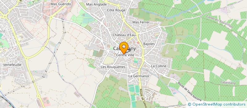 localisation de l'entreprise ESCALIERS OCCITANS à CABESTANY