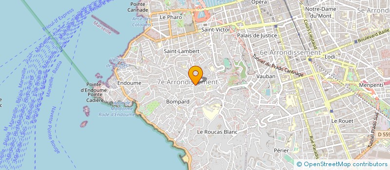 localisation de l'entreprise ESCALIMAGE à MARSEILLE