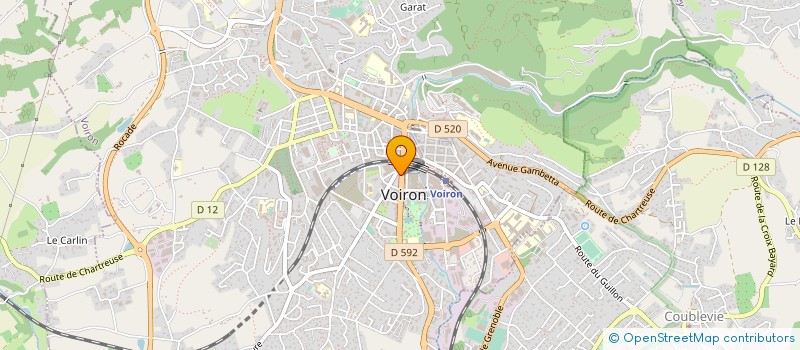 localisation de l'entreprise ESCALLIER JOSEPH HENRI à VOIRON