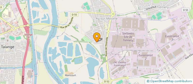 localisation de l'entreprise ESCALOUEST  AY-SUR-MOSELLE