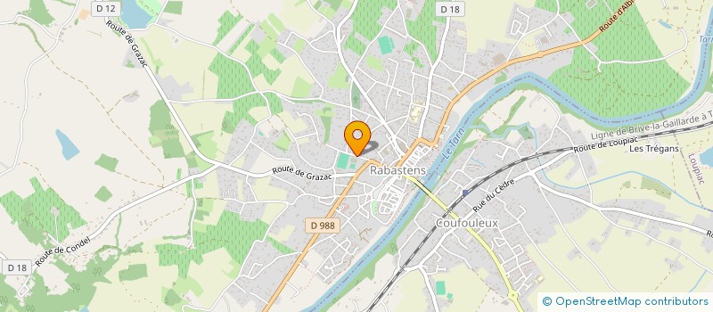 localisation de l'entreprise ESCAMPES BALLOONS  RABASTENS