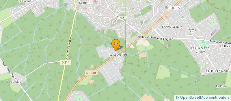 localisation de l'entreprise ESCANDE  CESTAS