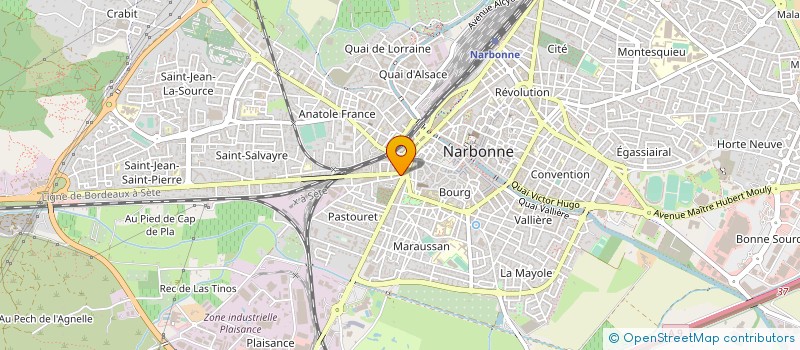 localisation de l'entreprise ESCANDE PNEUS  NARBONNE