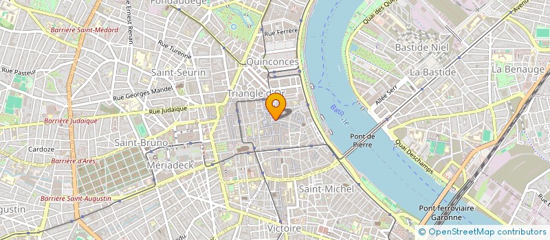localisation de l'entreprise ESCANDE SOCIETE D'ARCHITECTURE à BORDEAUX