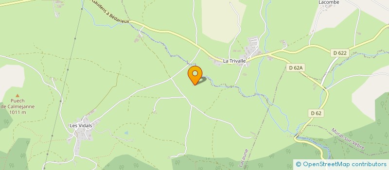 localisation de l'entreprise ESCANDE TP  LACAUNE