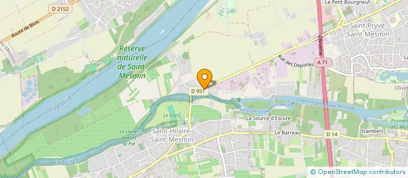 localisation de l'entreprise ESCAOTEUR  SAINT-PRYVE-SAINT-MESMIN