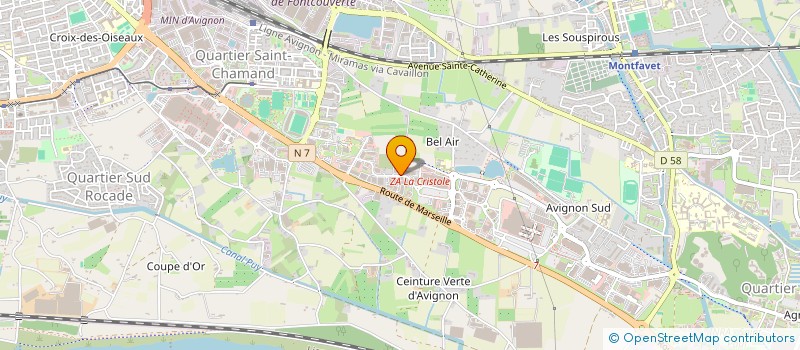 localisation de l'entreprise ESCAPA  AVIGNON